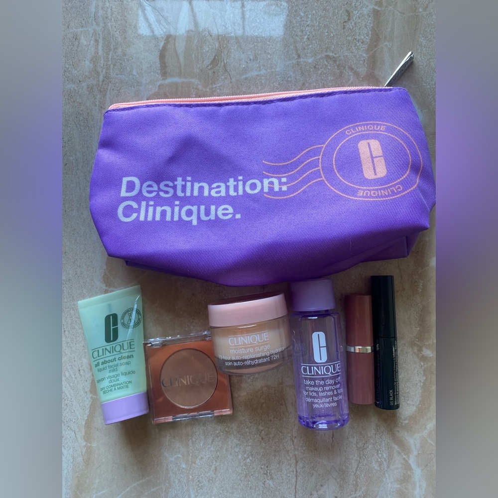 Clinique travel size  skincare
